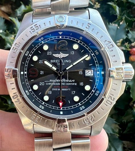 breitling superocean steel fish on python strap|breitling superocean 44 straps.